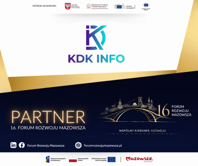 KDK INFO partnerem 16. Forum Rozwoju Mazowsza